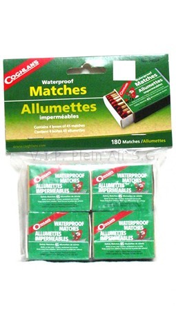 Allumettes impermables