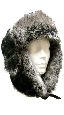 Chapeau de fourrure synthtique